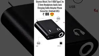 ₹80 😍 2 #USB #type-C #headphones #audiojack #chargingcable #adapterphone #converter #android #ios