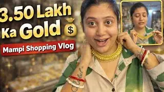 Baby shower k liye mampi 3.50 lakh liya gold 😱rahul shock m hai😃😂😂#gold 