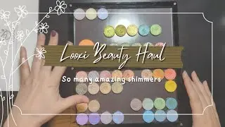 Looxi Beauty Haul! So many beautiful sparkly shifty shades!  #makeup #looxi #duochromeeyeshadow