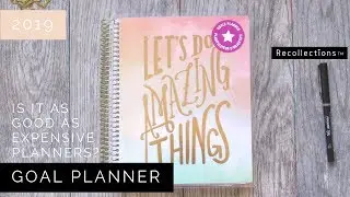 Recollections 2019 GOAL Planner Flip! Is It Better Than Erin Condren, Inkwell, and Day Designer?