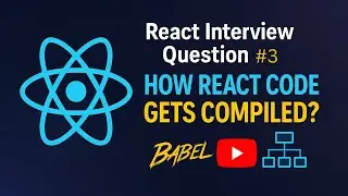 React Interview Question | How React Code Gets Compiled | JSX, Babel, Virtual DOM & ReactDOM |