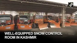 Well-equipped snow control room for effective clearance in Kashmir