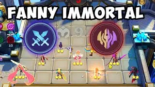 DUBI 1 FANNY IMMORTAL 6 ASSASSIN AUTO MUSUH GAK GERAK - MAGIC CHESS