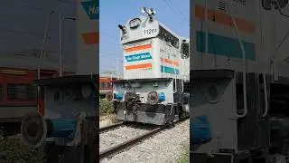 Hari Singh Nalwa WDM-3D Resting At Varanasi yard with WDG-3A #train #railway #wdm3d#railvlogger#wap7