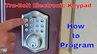 Как запрограммировать электронную клавиатуру TruBolt/Honeywell