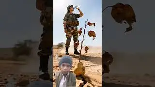Army soldier maya saves pear tree from drying up😭#shorts #ai #tree #pear #indianarmy