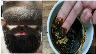 How To Black Beard Hair Naturally Permanently | White Beard To Black Beard Permanently with Coffee