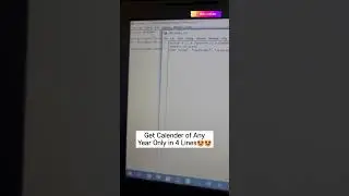 Get Calendar of Any Year Only in 4 Lines Using Python🤩🤩