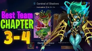 Hero Wars: Electra's Adventure Chapter 3 & 4 | Best Team to Use!