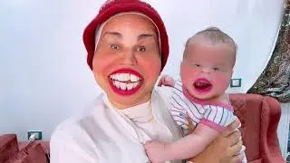 معقول يازقزوق هنعمل كده قدام  الكاميرا😂👶
