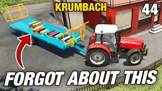 I FORGOT ABOUT THIS!! | Krumbach | Farming Simulator 22 - Episode 44