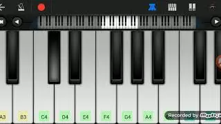 Sole illa yuddhakanda tune played in perfect piano tutorial in walk band app