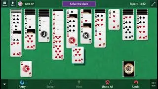 Solitaire & Casual Games Spider Expert Daily Challenge December 29, 2025