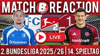 2. Bundesliga | 1. FC Magdeburg : 1. FC N&uuml;rnberg | 14. Spieltag 2025/26 | Match Reaction