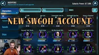 New SWGOH Account - Pushing the New Meta!