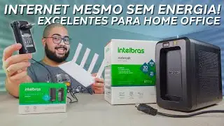 INDISPENS&Aacute;VEL PARA HOME OFFICE! Roteador e PC Funcionando at&eacute; Sem Energia!  Fonte Nobrake Intelbras