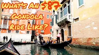 What An $87 Gondola Ride is Like In The VENICE ITALY Canals