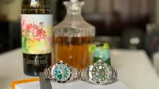 我的一雙綠黑和綠綠 Kentex Marineman green & Sinn 104 Metallic Green