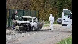 Photos of burnt car after motorist rams into people on French island &Icirc;le d&rsquo;Ol&eacute;ron, injuring several