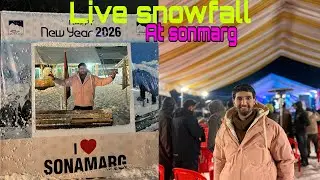 Live snowfall at sonmarg 🤯 || Best day ever 🫣🥰