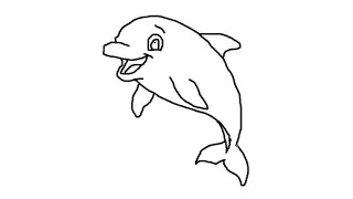 Dolphin Easy Drawing - Nishant Pundir