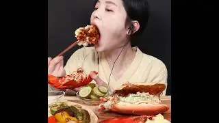ONE BIG BITES 🤯 #asmr #mukbang #koreanfood #bigbitesmukbang #bigbites #satisfying  @EatwithBoki
