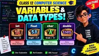 Variables and Data Types in C Programming in 2026 | Complete C Tutorial for Beginners in English