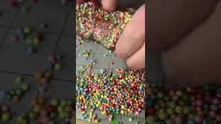 Foam Ball Slime ASMR ☄️ #slime #slimemixing #asmr