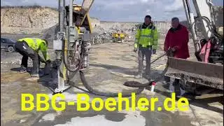 Lafette Bohrlafette Drucklufttechnik BBG Boehler  Lafetten Bohrtechnik