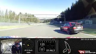 TC Kern SPA 2021 03 20 Lap 4 3min26sec956