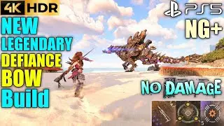 New Legendary Bow Spike Thrower DEFIANCE Build Vs Slaughterspine Boss Horizon Forbidden West Build