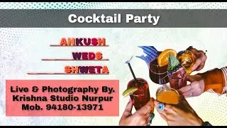 Cocktail Party  28-11-2025 Ankush Weds Shweta Photography By. Krishna Studio Nurpur Mob. 9418013971