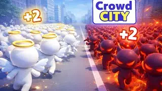 Crowd City World Record  PS5 Map Control: 100.00% #1305