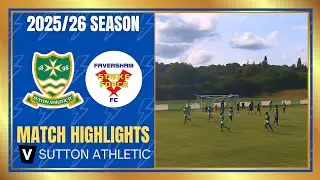 Match Highlights | Sutton Athletic v Faversham Strike Force | SCEFL Premier