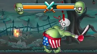 Boxer Boss Fight - Zombie Blades :Bowmasters Gameplay
