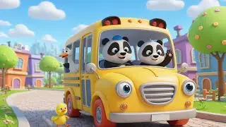 Cute Panda Baby Bus 🚌🐼 | Funny Kids Cartoon | बच्चों की मज़ेदार कहानी