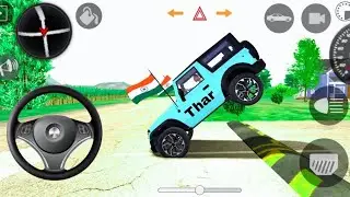 Modified Thar Drift 😱😈Challenge | Gadi Wala Game 3D | Indian Car Simulator #313 
