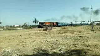 LONDA MIRAJ PASSENGER DEPARTING FROM KUDACHI RAILWAY STATION