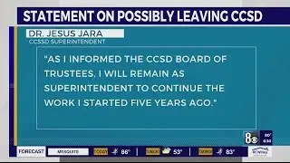 Clark County School District confirms superintendent considered for new position in Florida
