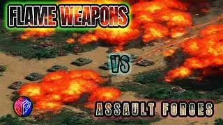 FIRE vs RAID ⚔️🔥 | CHINA FLAME WEAPONS vs GLA ASSAULT FORCES