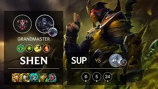 Shen Support vs Galio - BR Grandmaster Patch 11.9
