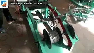 High speed twisted barbed wire making machine