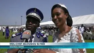 Mariage collectif de 179 couples à la Gendarmerie nationale