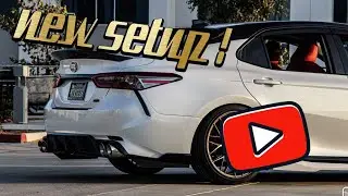New Setup MTXSE26 Toyota Camry Vorsteiner VFF 107 Bronze wheels staggered 20x10.5 245/35/20 stretch