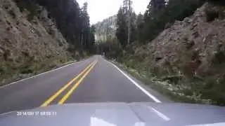 Washington Highway 410 over Chinook Pass via dash cam 091714