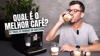 Testei TODAS as Bebidas da Cafeteira Espresso LatteGo S&eacute;rie 4000 (Qual &eacute; a Melhor?)