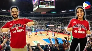 FIRST TIME Experiencing a PBA Game in Manila, Philippines 🇵🇭