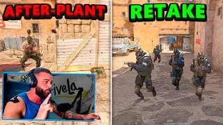 DICAS sobre RETAKE e AFTERPLANT no BOMB B da DUST2 - Combos infal&iacute;veis de GRANADAS - AULA de CS2