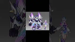 Splash Portrait Artwork of Edith MPL Skin, Prismatic Sentinel