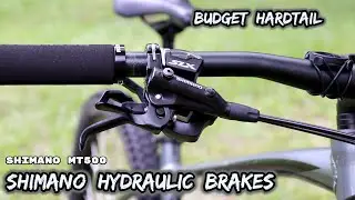 SHIMANO HYDRAULIC BRAKES ON MY BUDGET PROJECT BIKE